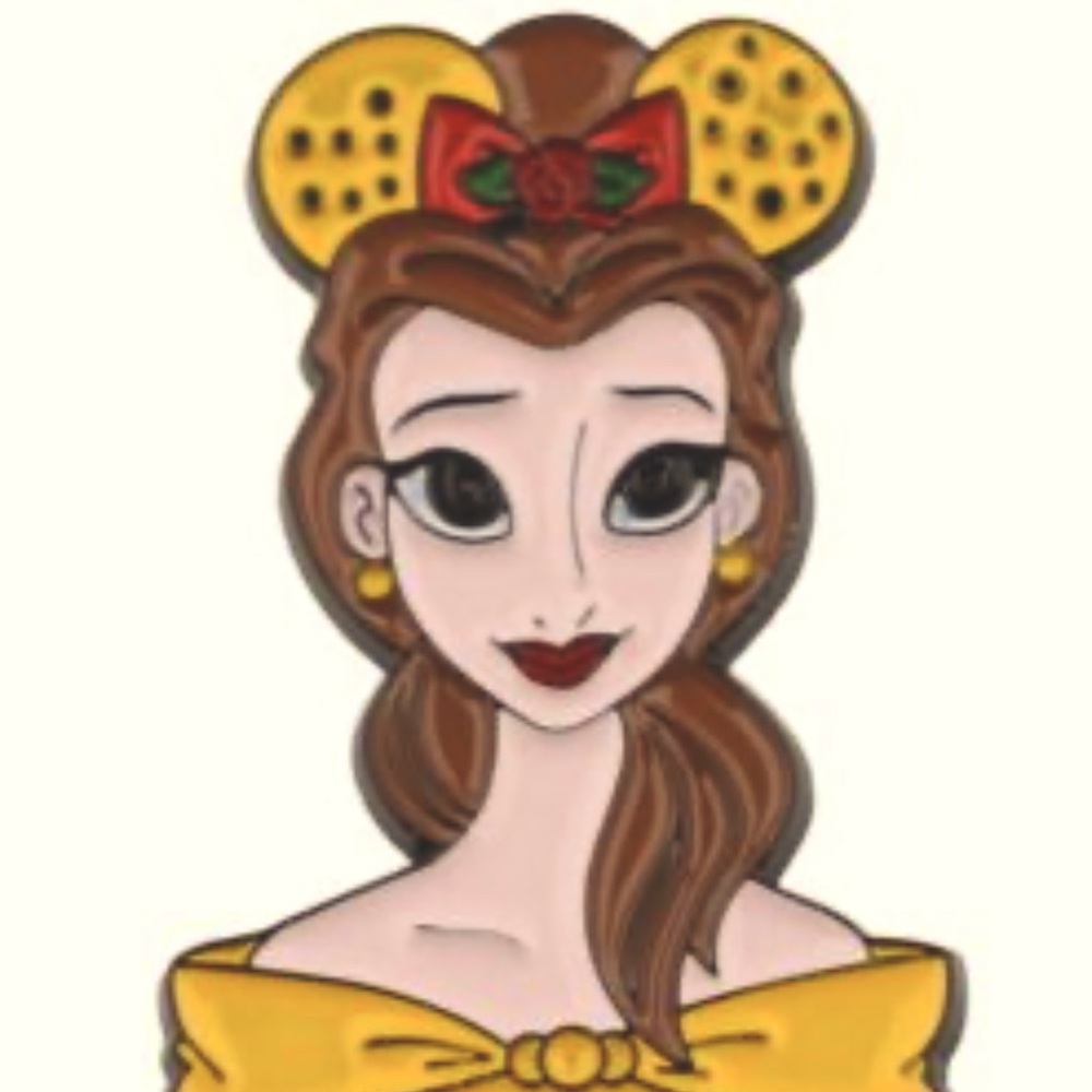 Princess Belle Enamel Pin
